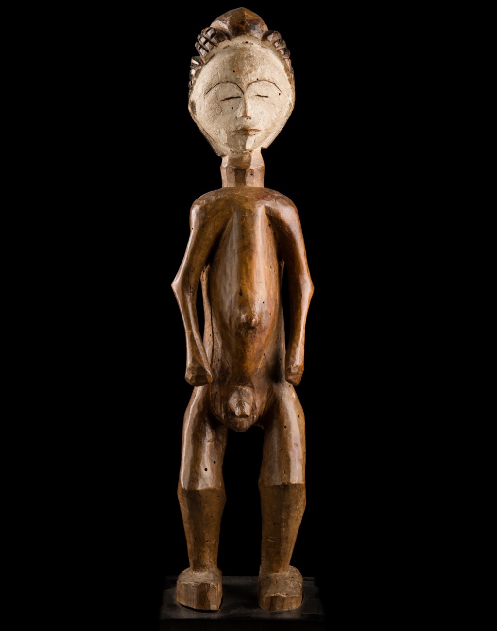 Punu, Gabon
Wood - height 51 cm
Provenance: Old European Collection